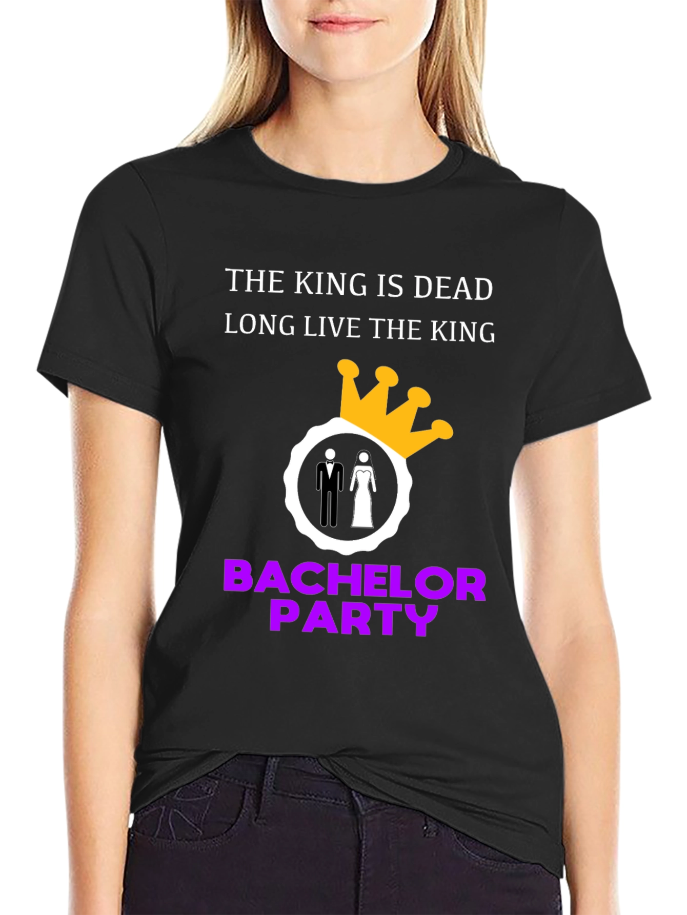 Bachelor Party T-Shirt: The King is Dead