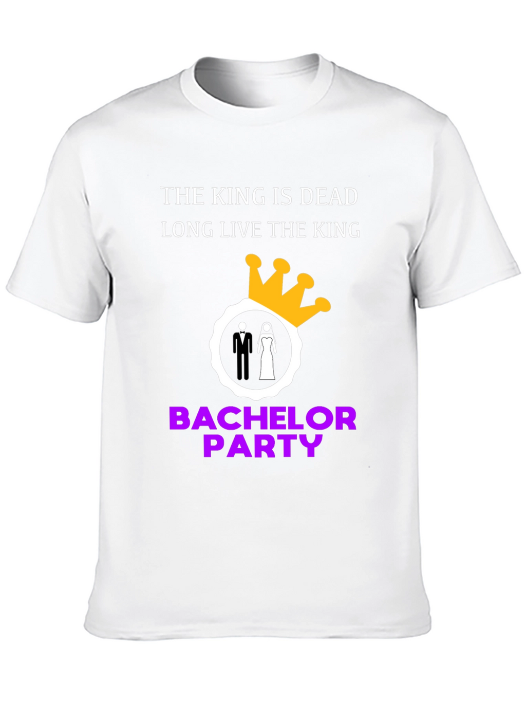 Bachelor Party T-Shirt: The King is Dead