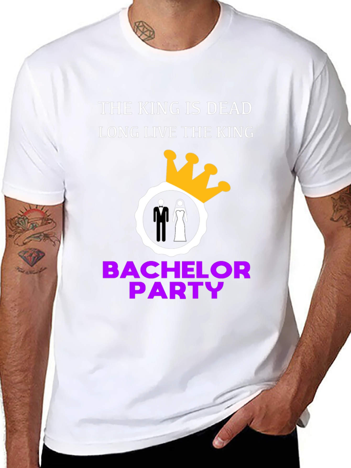 Bachelor Party T-Shirt: The King is Dead