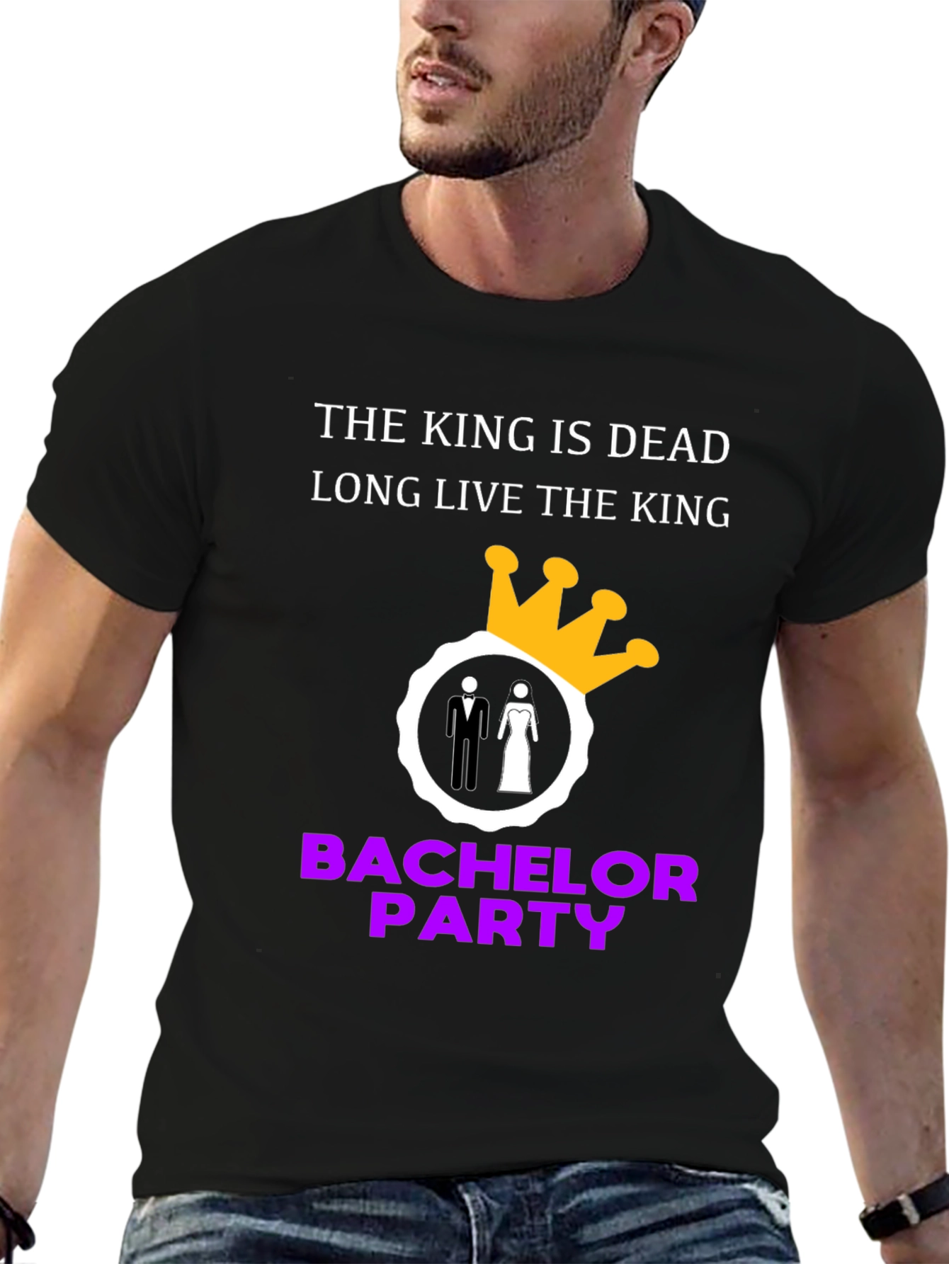 Bachelor Party T-Shirt: The King is Dead