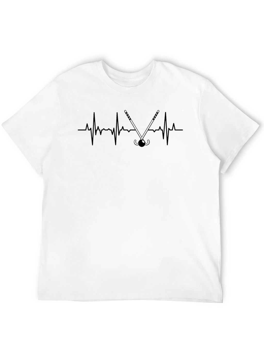 Heartbeat Hockey T-Shirt - Stylish Graphic Tee