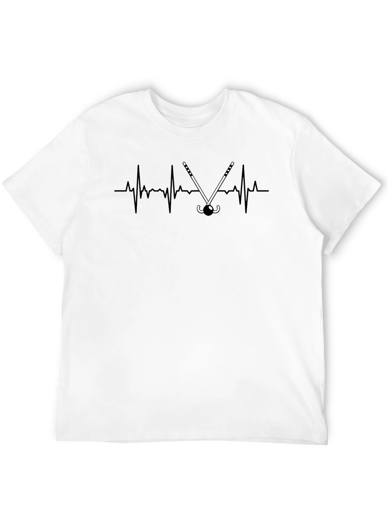 Heartbeat Hockey T-Shirt - Stylish Graphic Tee