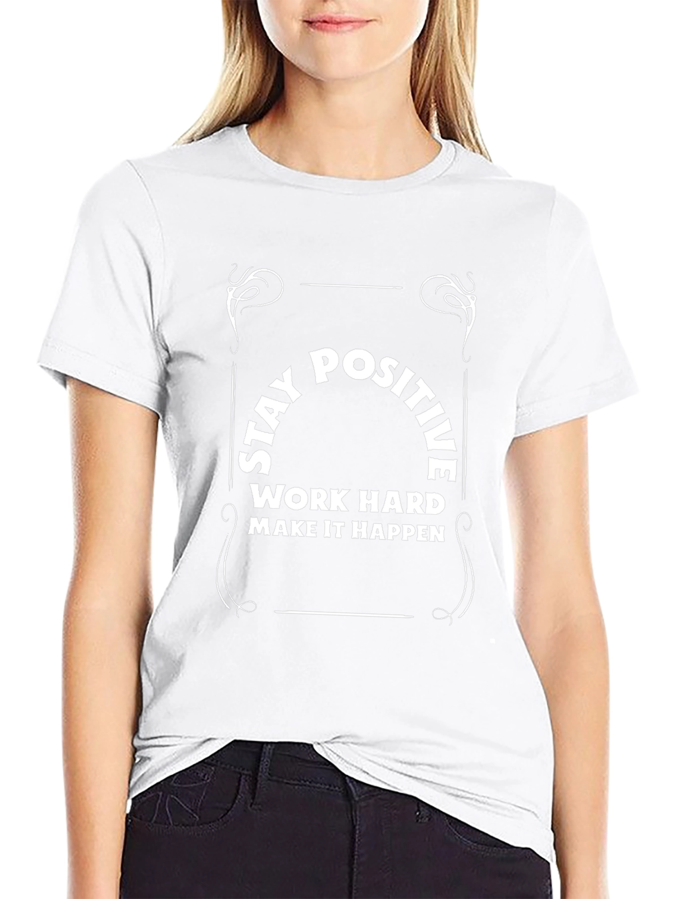 Stay Positive T-Shirt - Motivational Graphic Tee