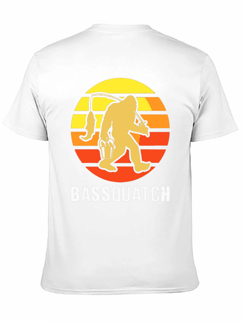 Bassquatch T-Shirt - Fishing Bigfoot Tee