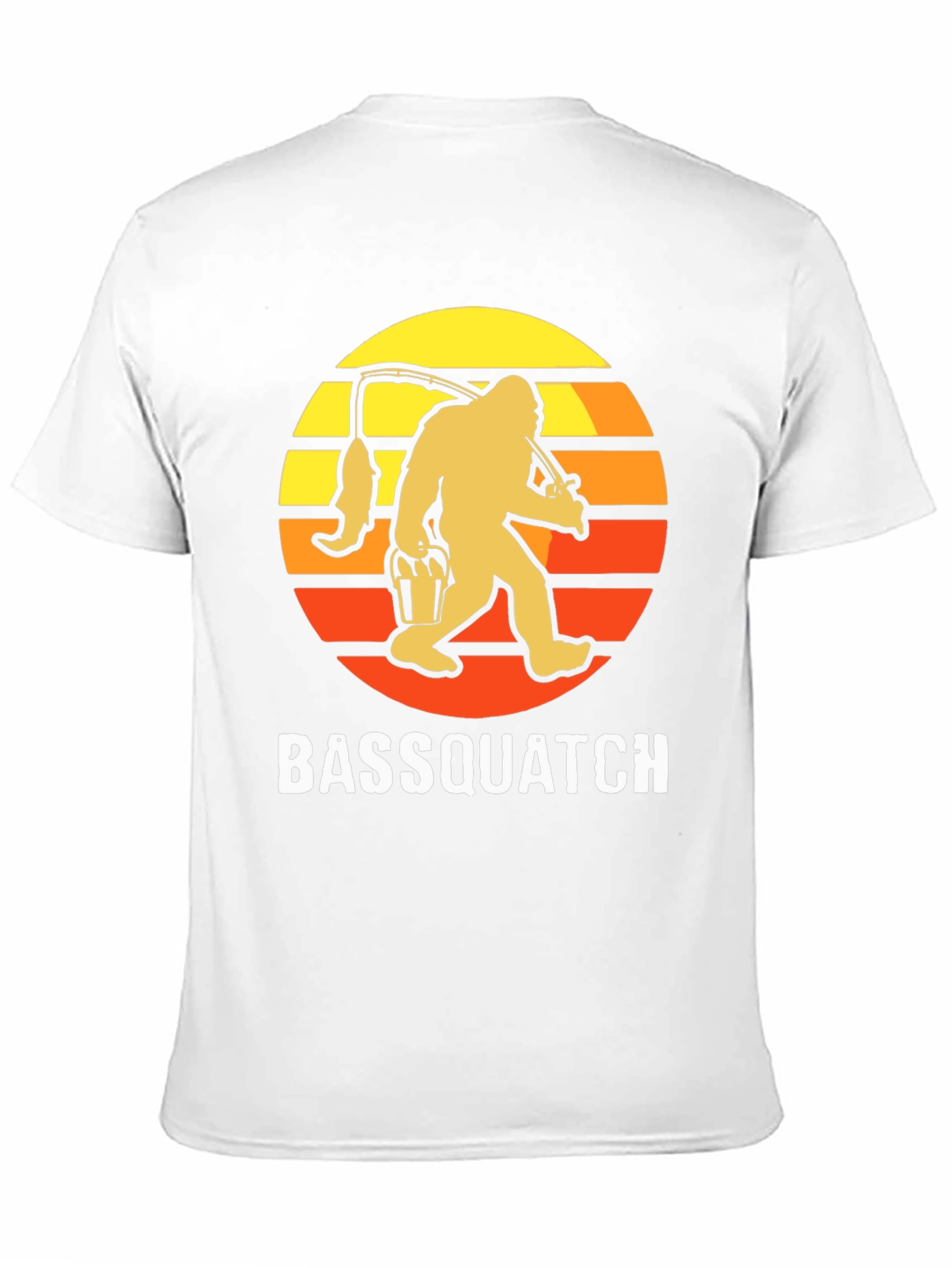 Bassquatch T-Shirt - Fishing Bigfoot Tee