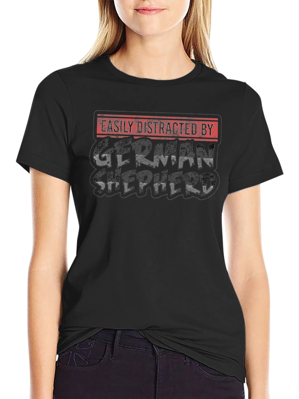 Easily Distracted By German Shepherds T-Shirt