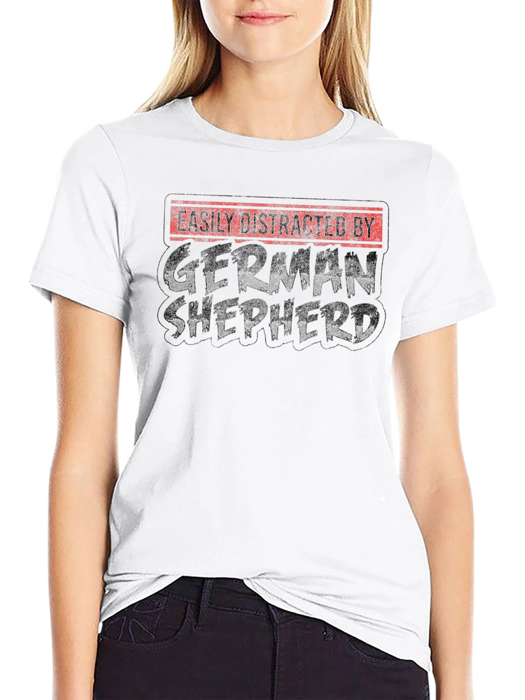 Easily Distracted By German Shepherds T-Shirt