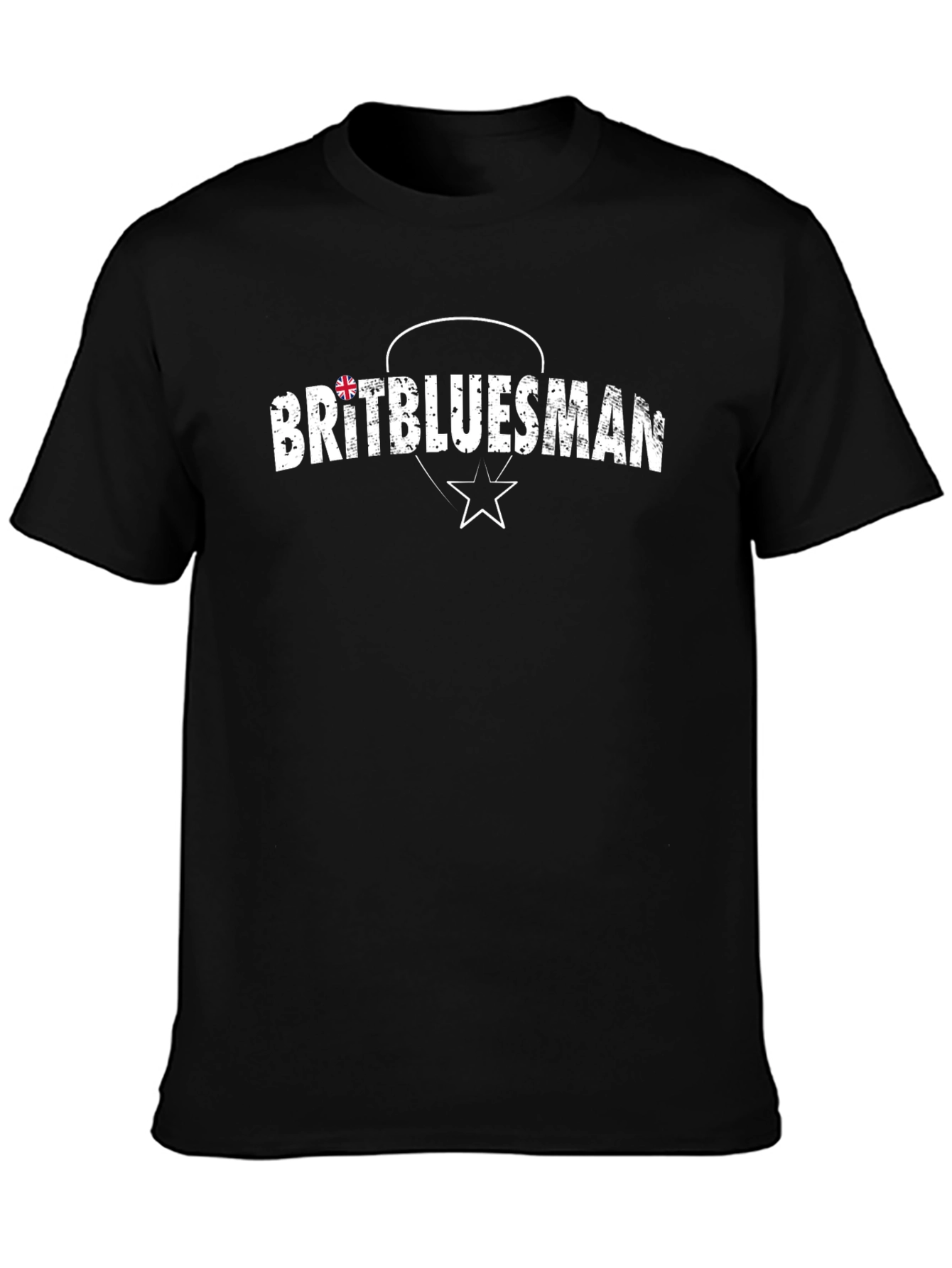 Britbluesman Black T-Shirt