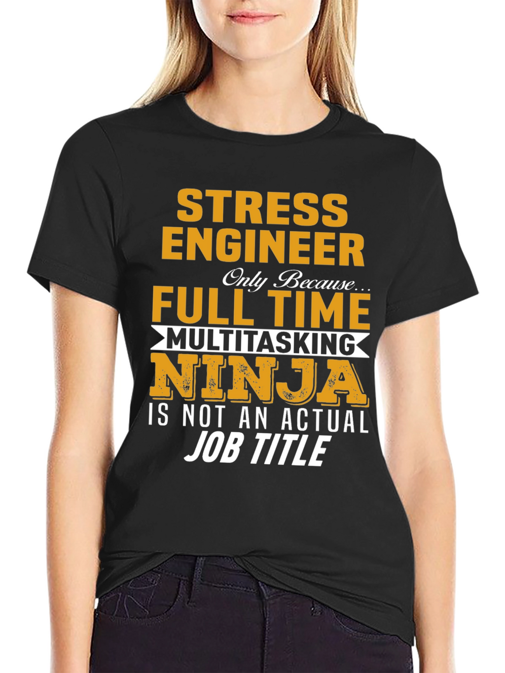 Stress Engineer Multitasking Ninja Graphic Tee