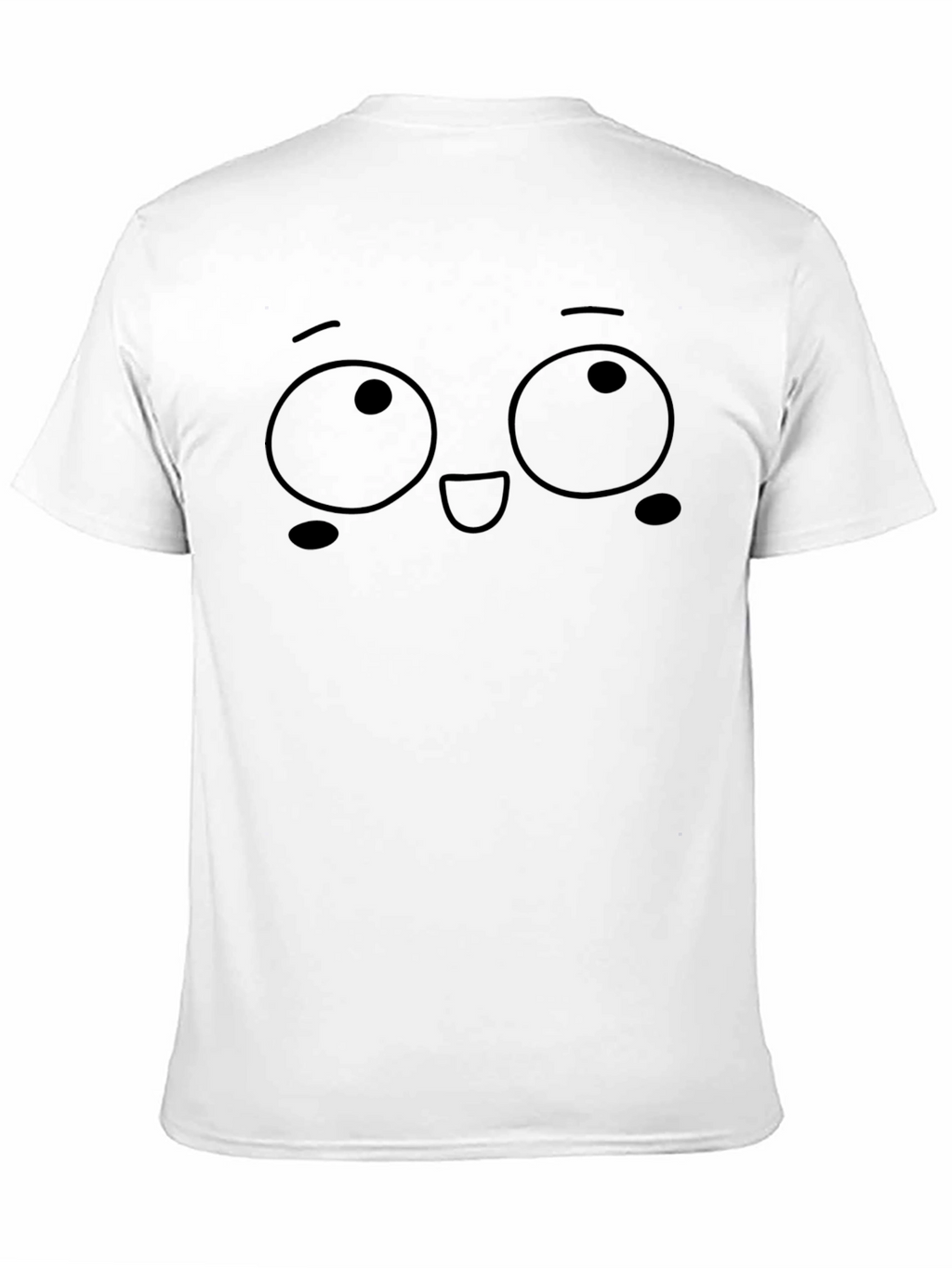 Funny Face Graphic Black T-Shirt