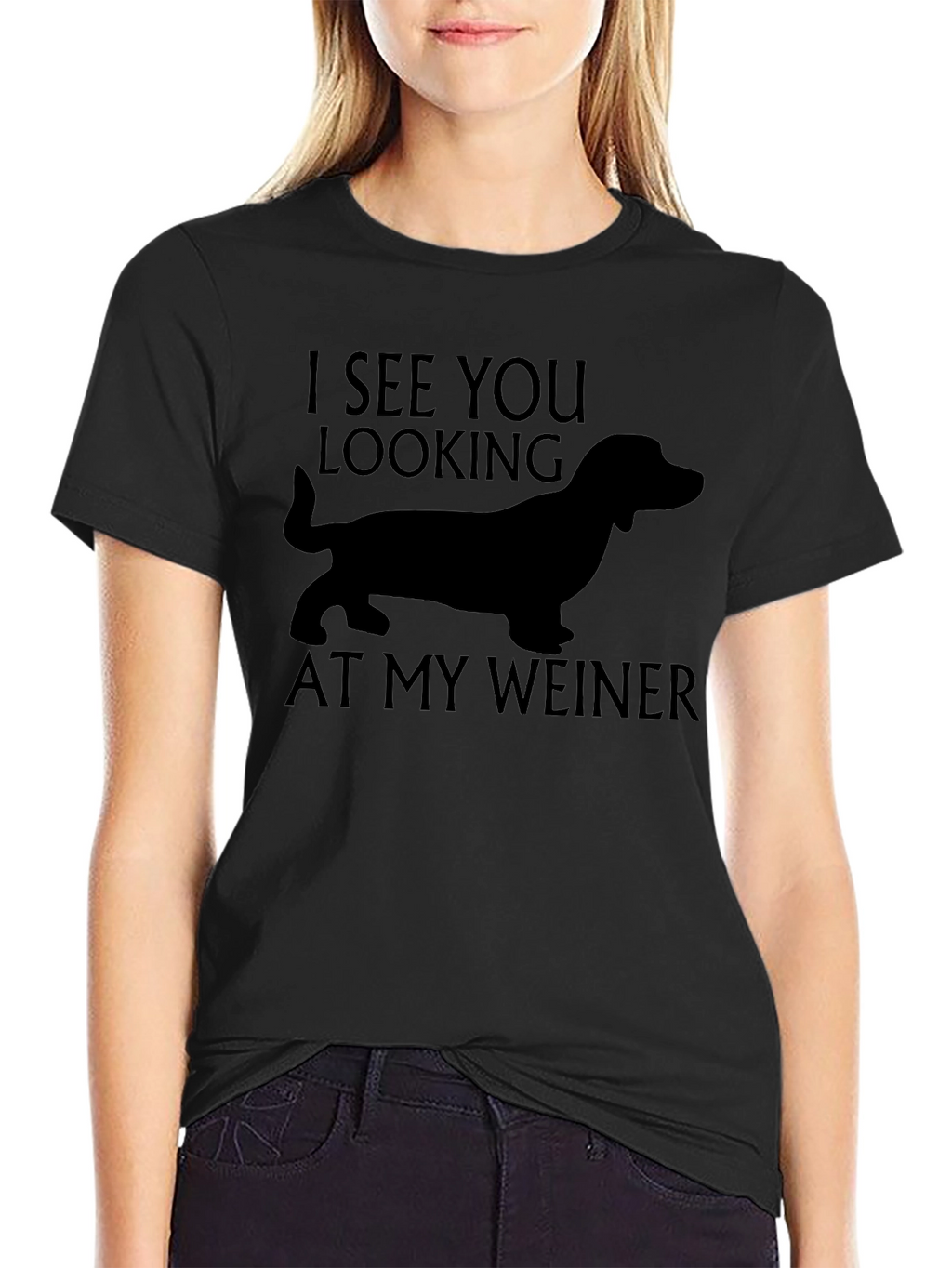 Funny Weiner Dog Graphic T-Shirt