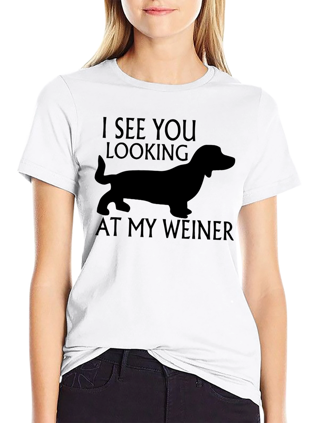 Funny Weiner Dog Graphic T-Shirt