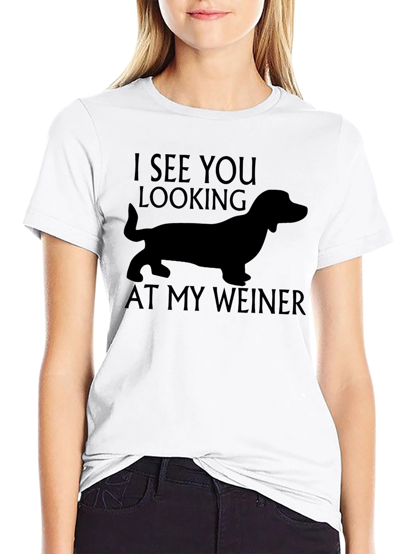 Funny Weiner Dog Graphic T-Shirt