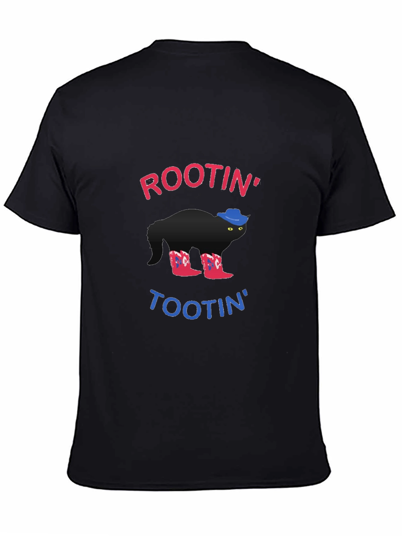 Rootin Tootin Cowboy Cat T-Shirt