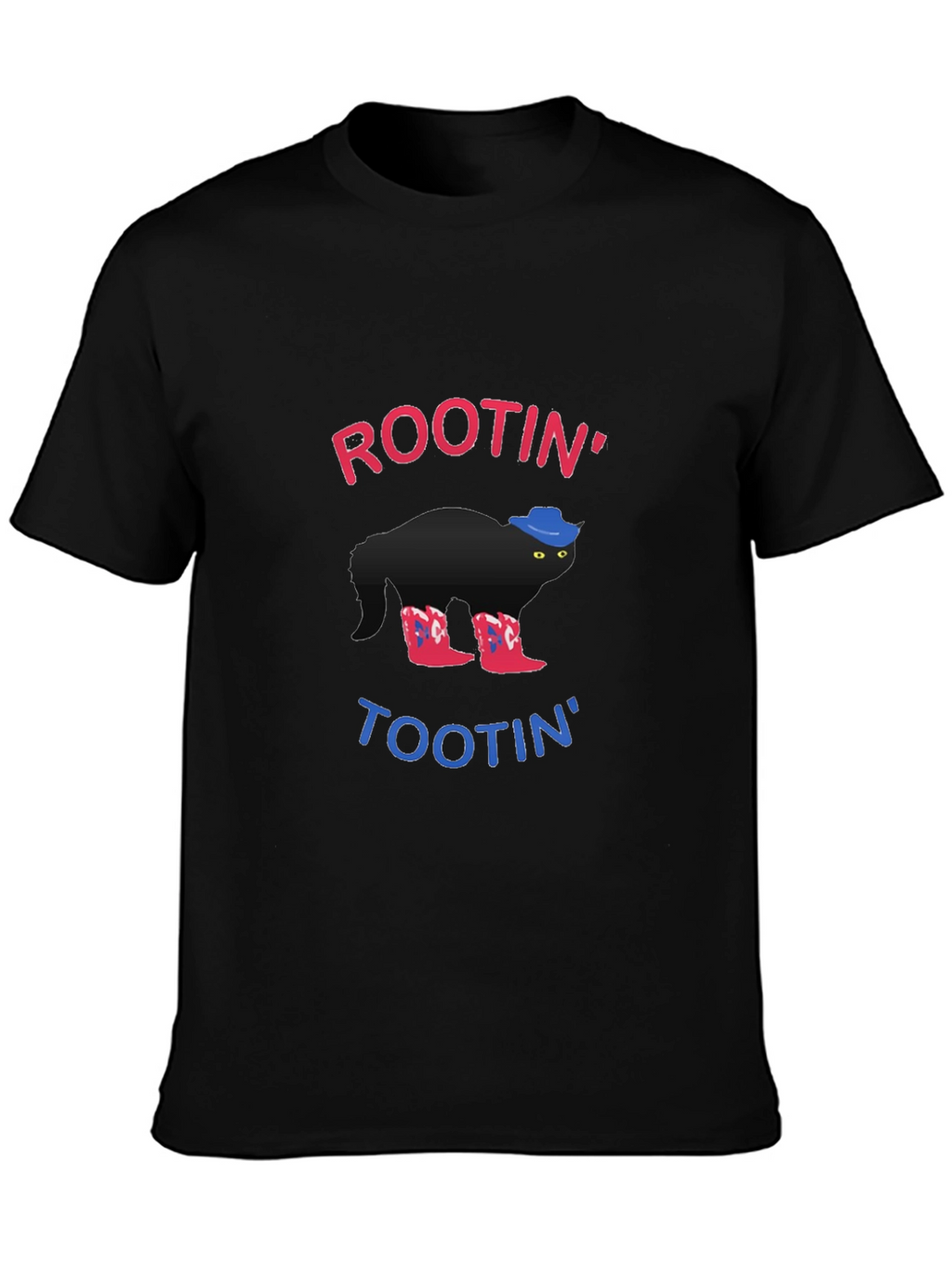 Rootin Tootin Cowboy Cat T-Shirt