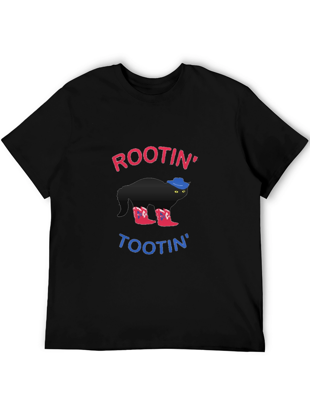 Rootin Tootin Cowboy Cat T-Shirt
