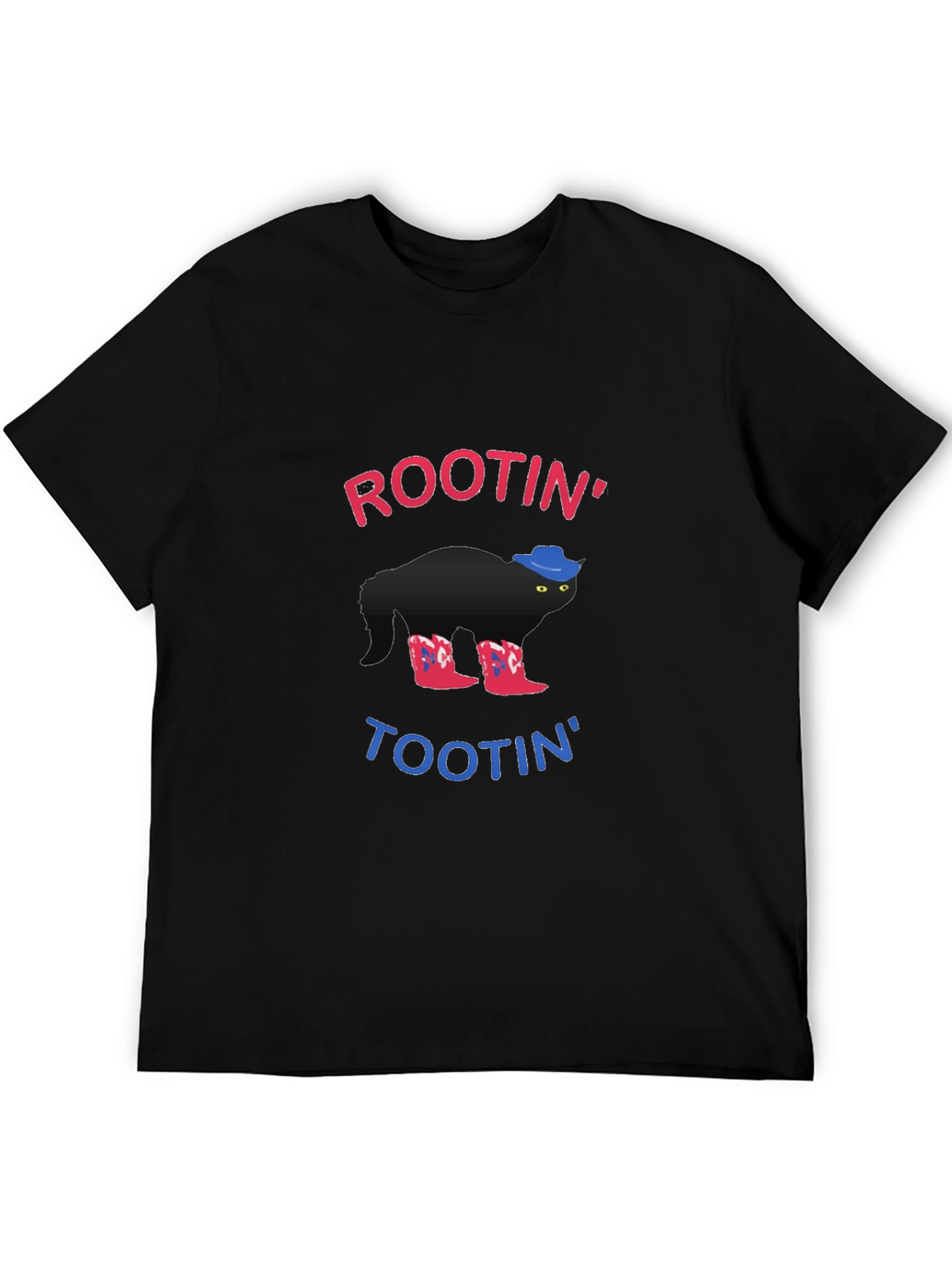 Rootin Tootin Cowboy Cat T-Shirt
