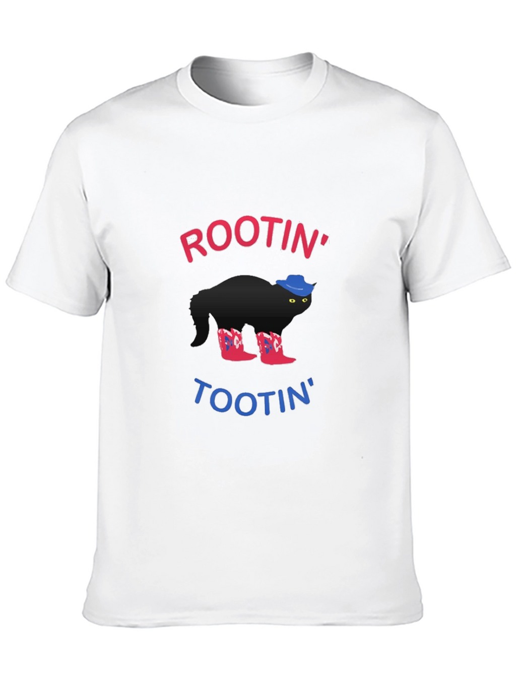 Rootin Tootin Cowboy Cat T-Shirt