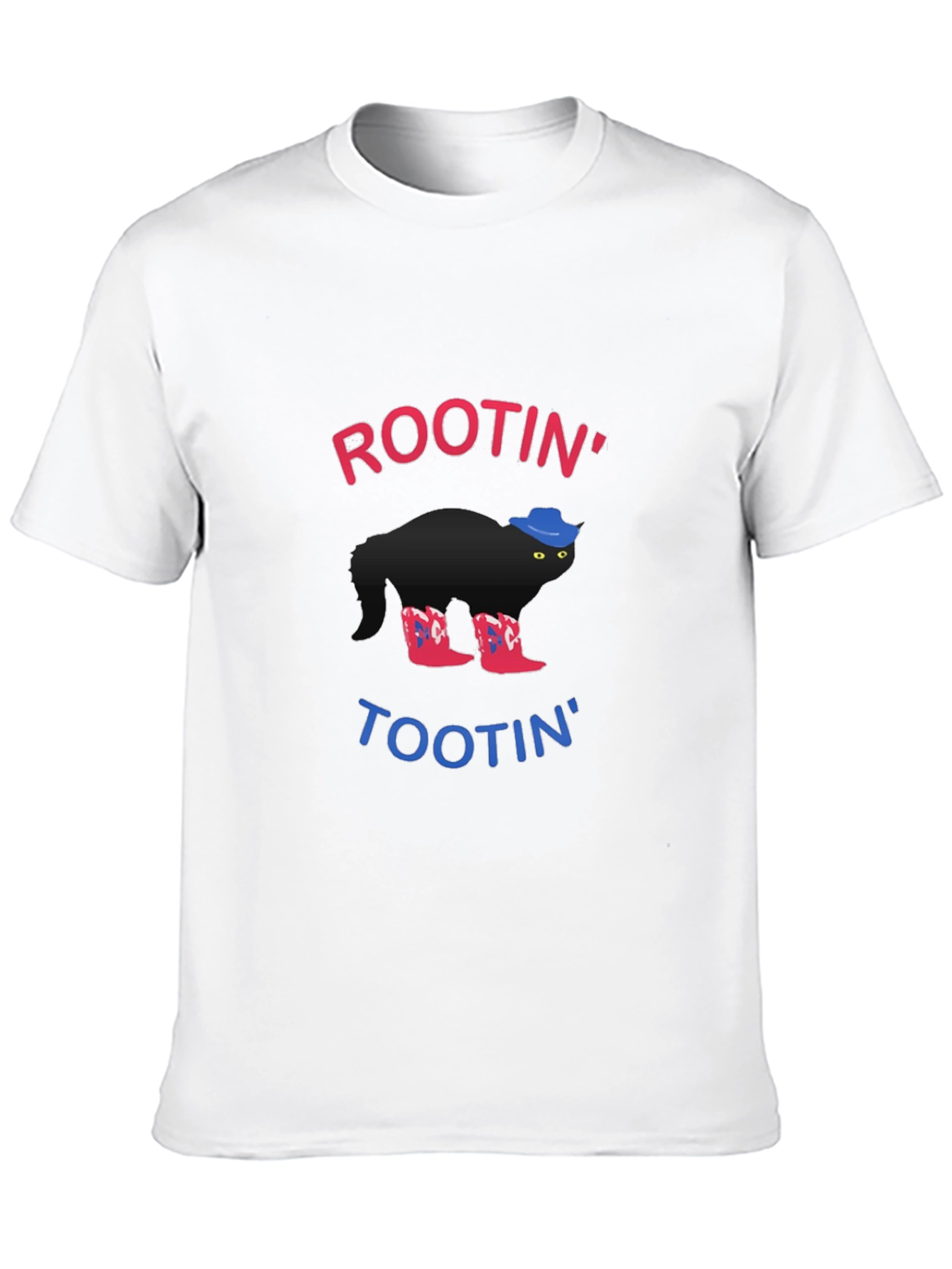 Rootin Tootin Cowboy Cat T-Shirt
