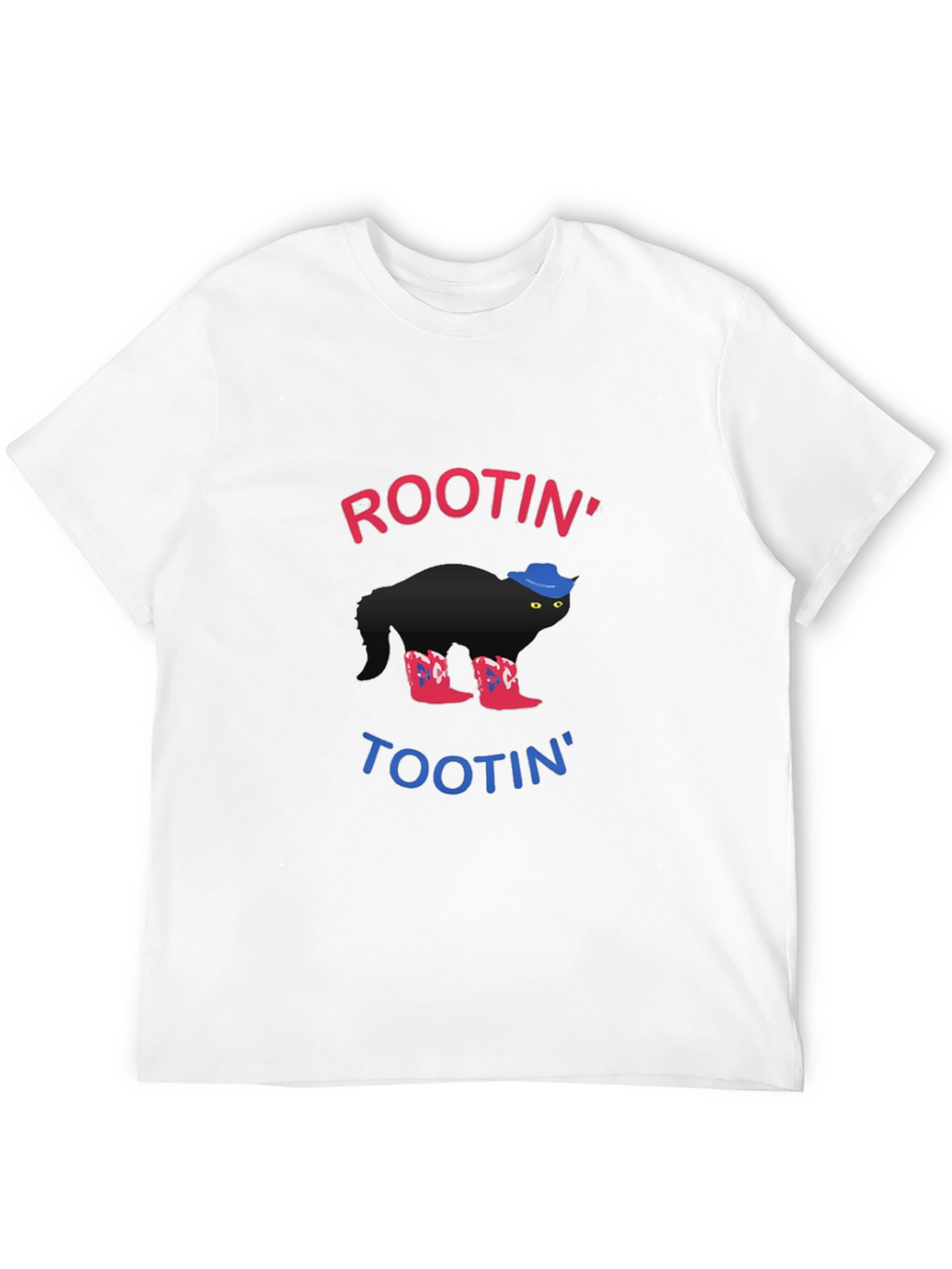 Rootin Tootin Cowboy Cat T-Shirt