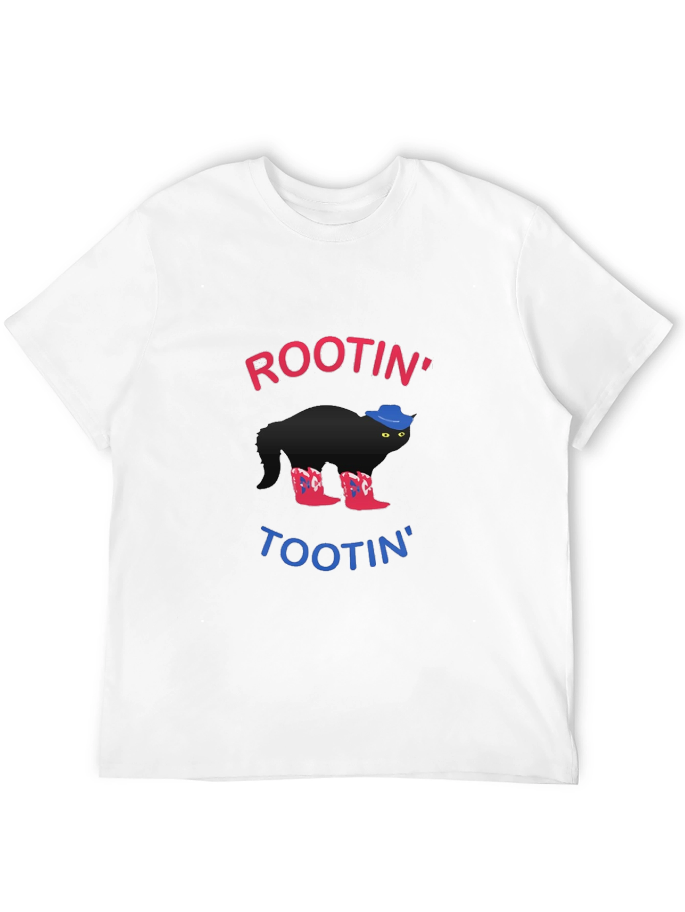 Rootin Tootin Cowboy Cat T-Shirt