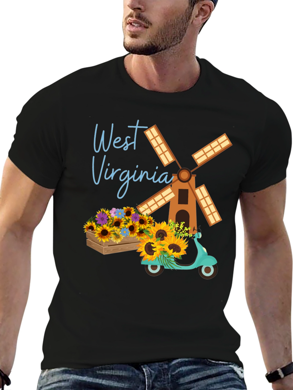 West Virginia Windmill T-Shirt