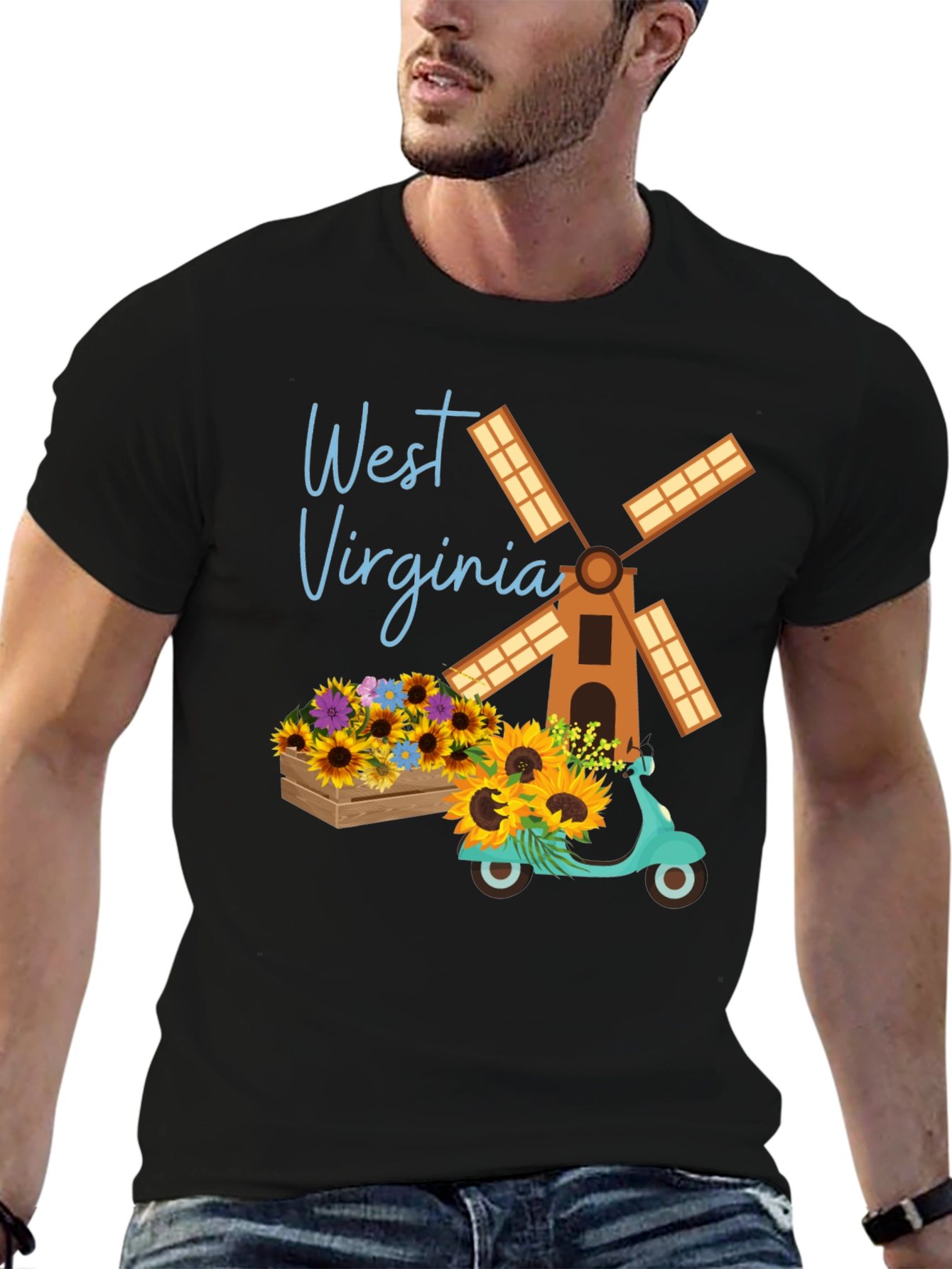 West Virginia Windmill T-Shirt