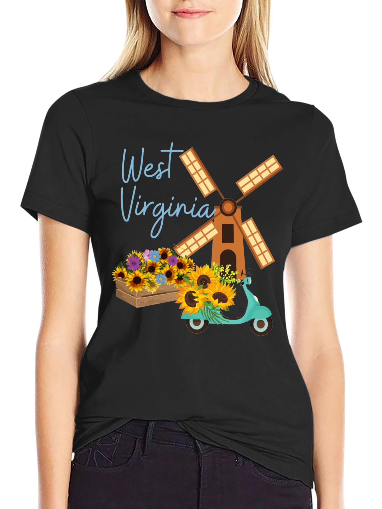 West Virginia Windmill T-Shirt
