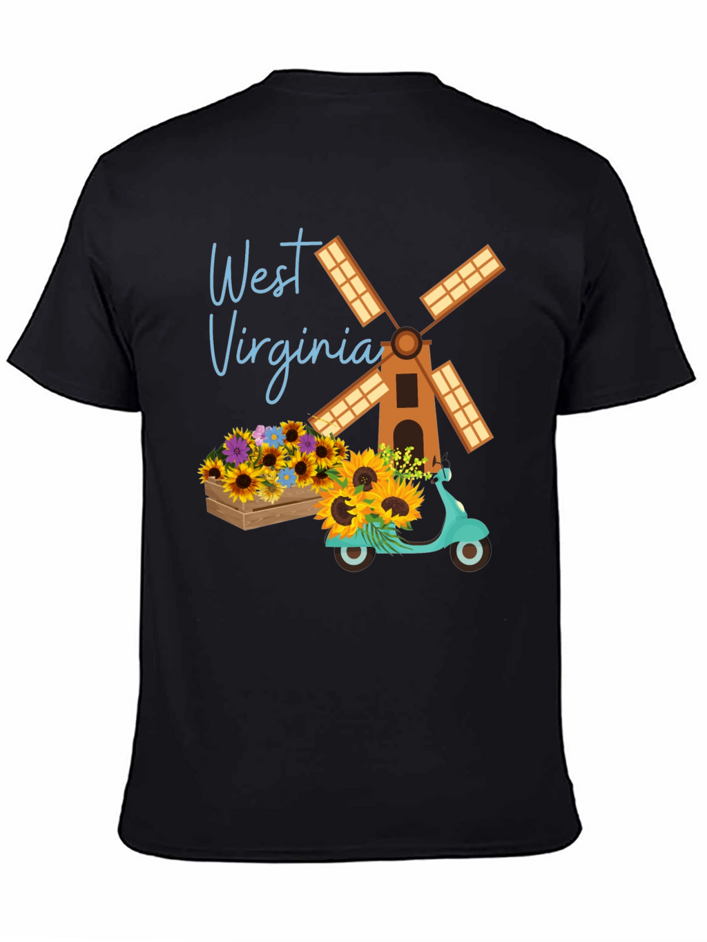 West Virginia Windmill T-Shirt