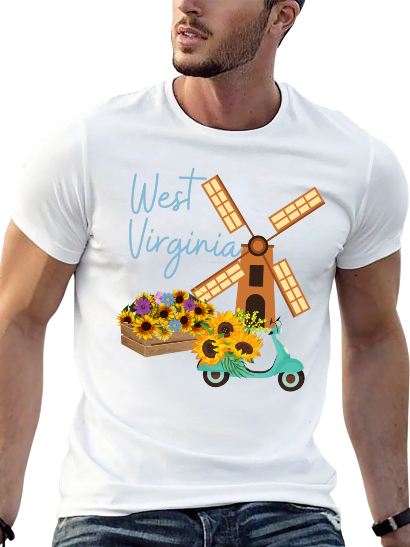 West Virginia Windmill T-Shirt