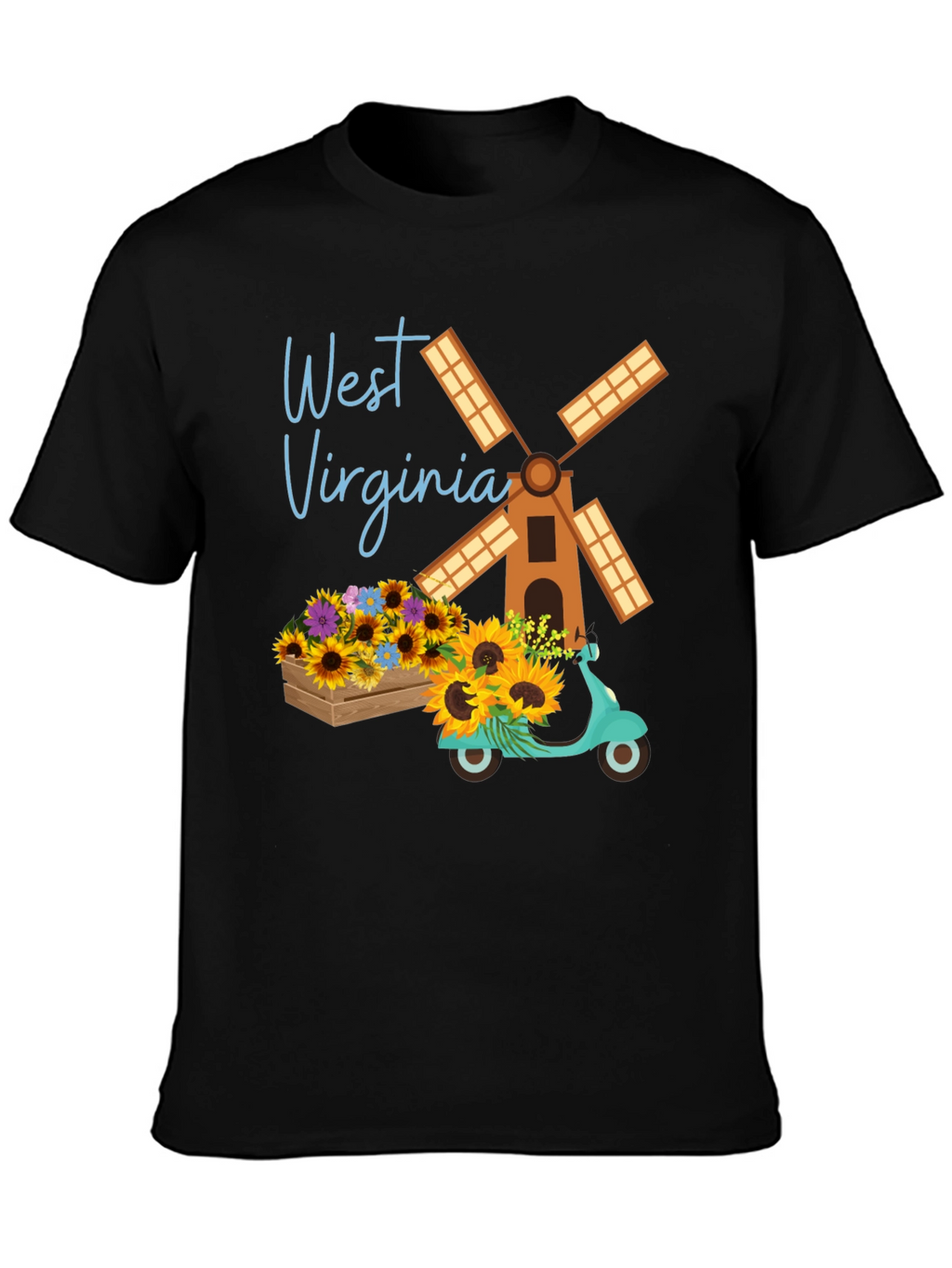 West Virginia Windmill T-Shirt