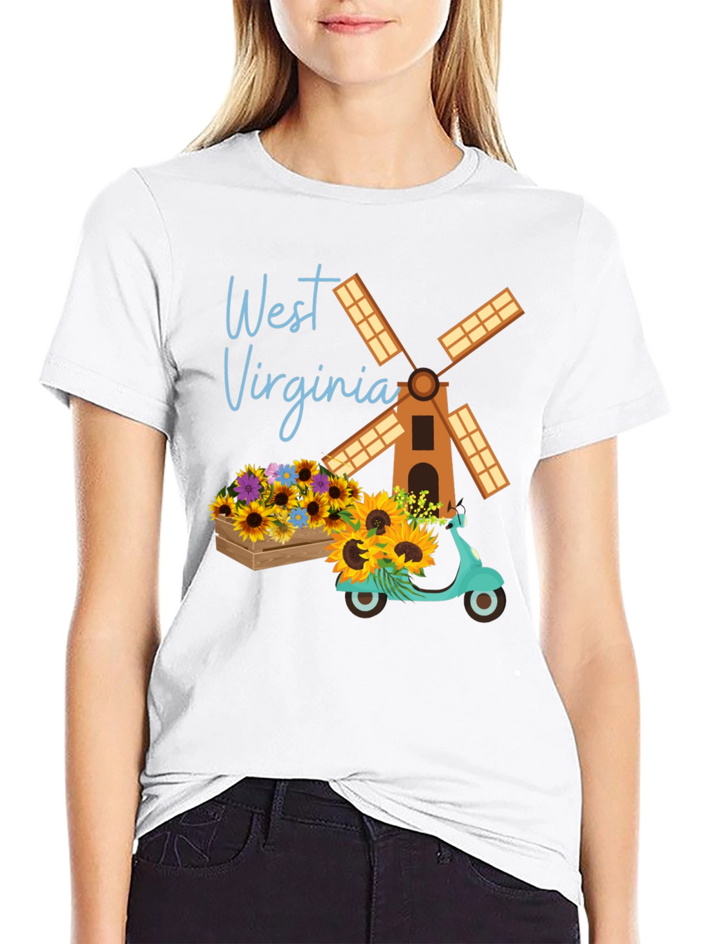 West Virginia Windmill T-Shirt