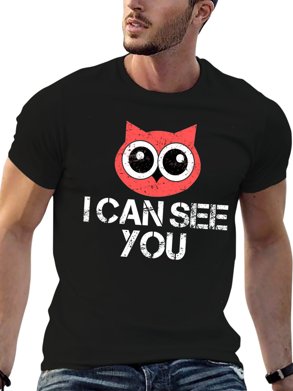 I Can See You Owl T-Shirt