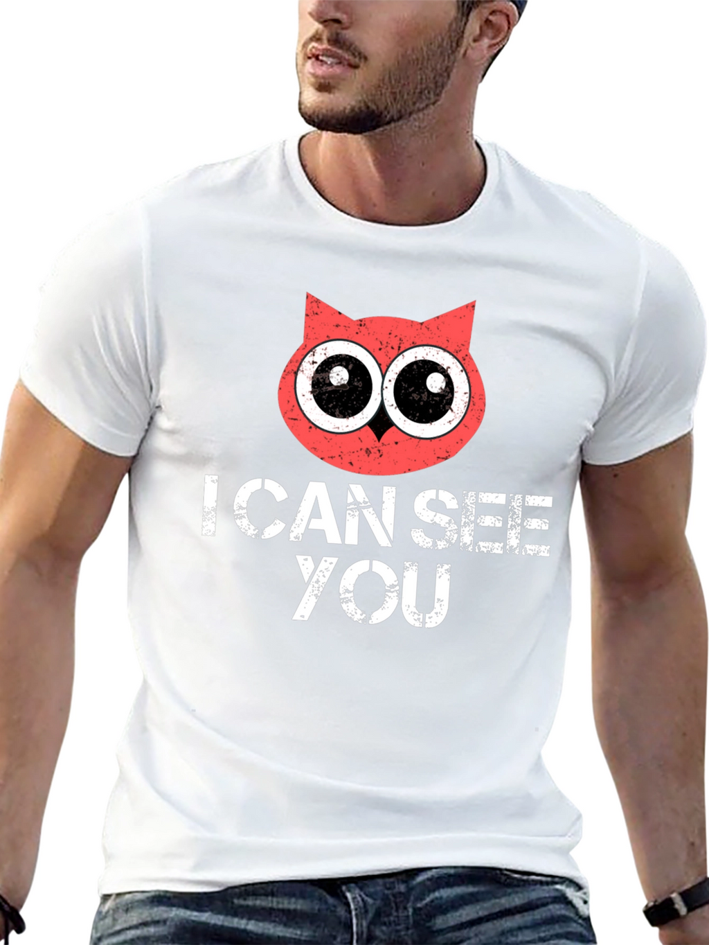 I Can See You Owl T-Shirt