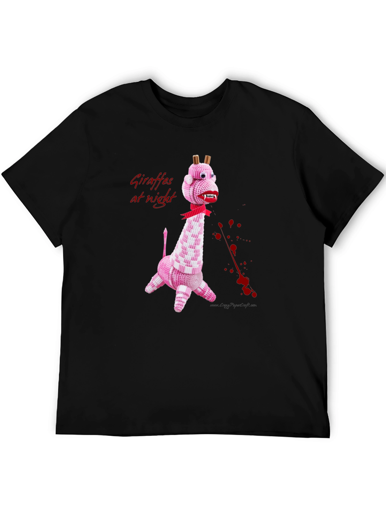 Giraffes at Night Graphic Tee - Quirky & Unique Design