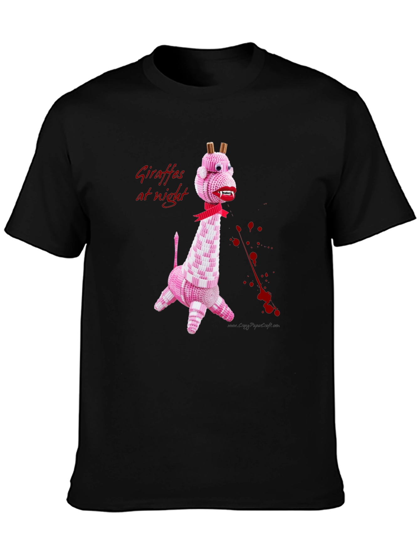 Giraffes at Night Graphic Tee - Quirky & Unique Design
