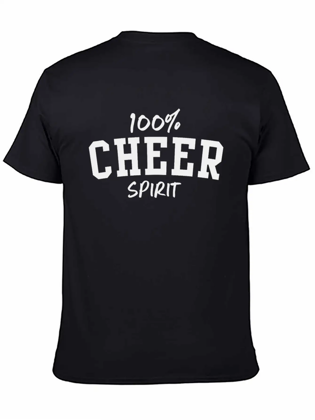 100% Cheer Spirit Breathable Soft Cotton T-Shirt – Timeless Casual Look