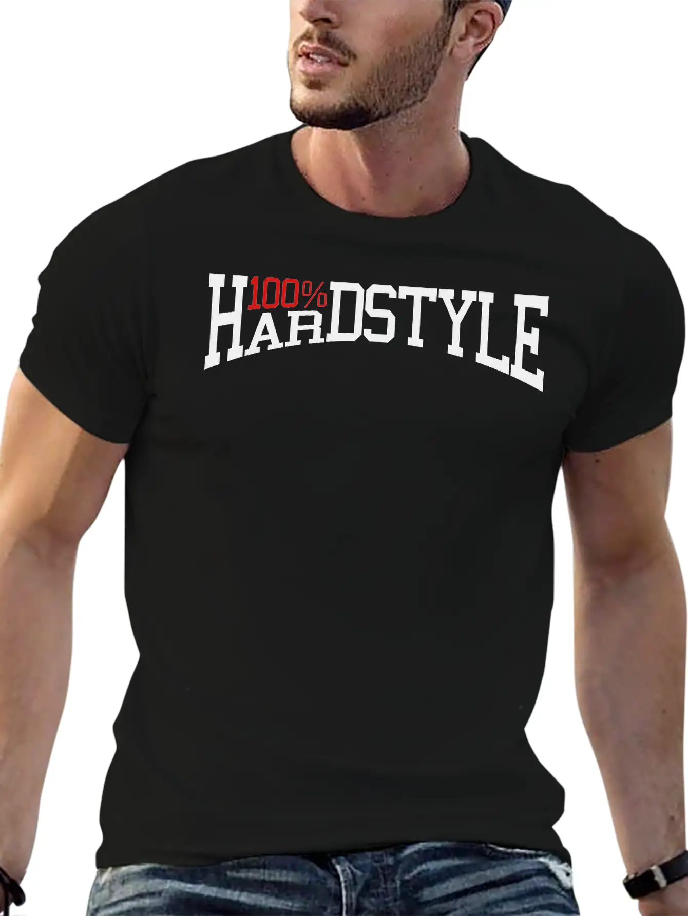100% Hardstyle 2 Casual Graphic T-Shirt – Simple And Comfortable Daily Wear