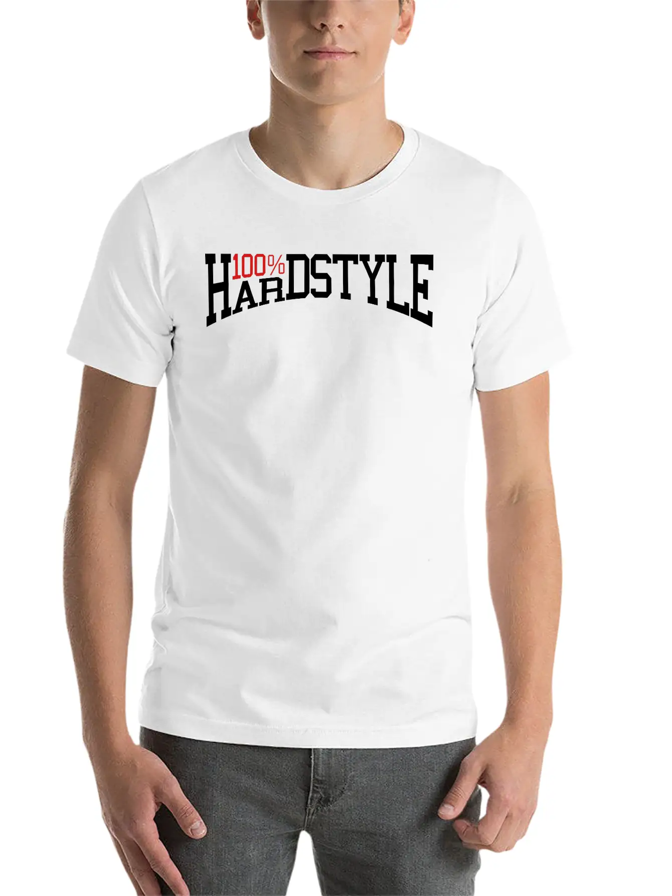 100% Hardstyle 2 Casual Graphic T-Shirt – Simple And Comfortable Daily Wear
