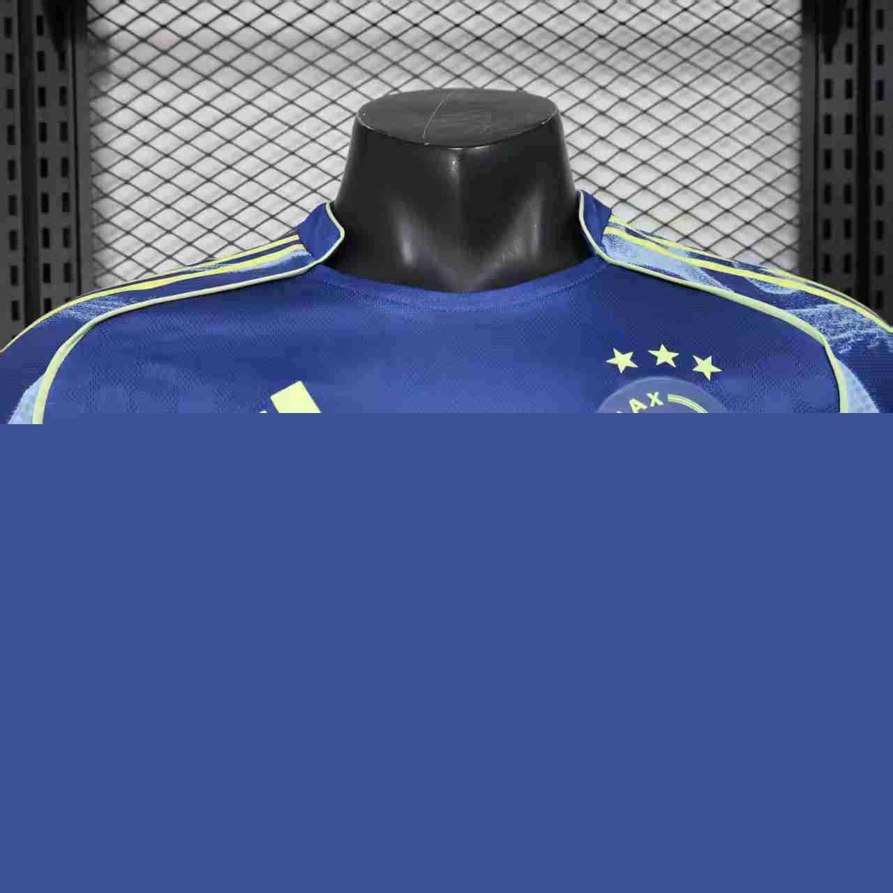 2025-26 Ajax Away Blue Player Version Jersey - Men's