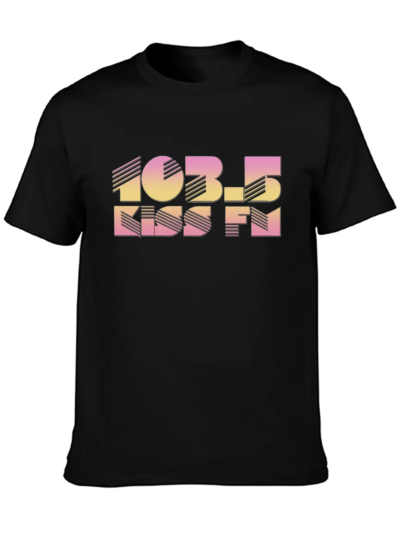 105 WQSB Radio Casual Graphic T-Shirt – Simple And Comfortable Daily Wear