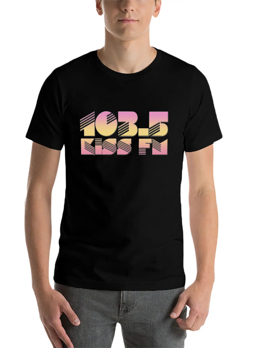 105 WQSB Radio Casual Graphic T-Shirt – Simple And Comfortable Daily Wear