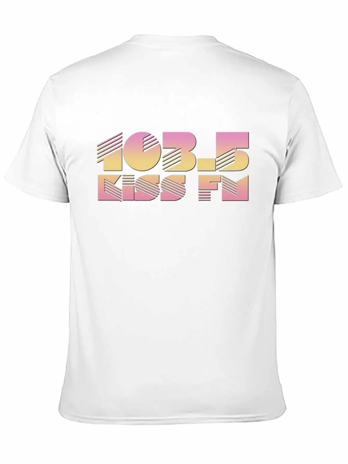 105 WQSB Radio Casual Graphic T-Shirt – Simple And Comfortable Daily Wear