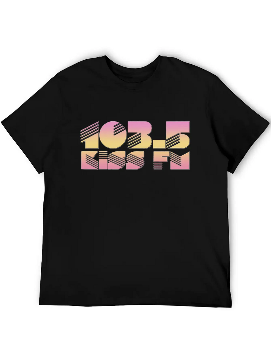 105 WQSB Radio Casual Graphic T-Shirt – Simple And Comfortable Daily Wear