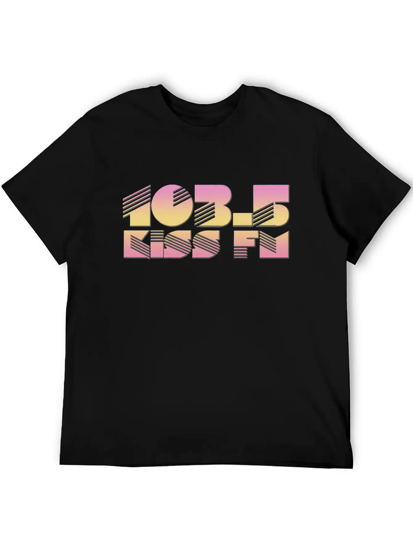 105 WQSB Radio Casual Graphic T-Shirt – Simple And Comfortable Daily Wear