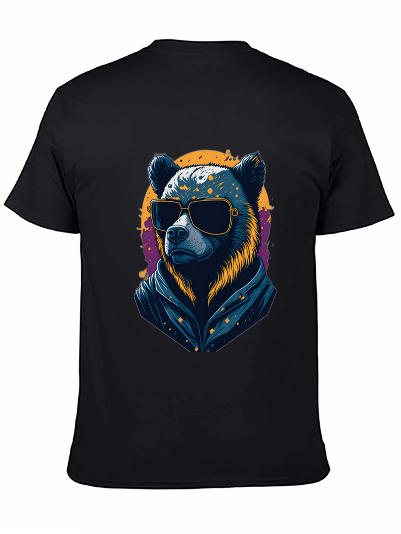 Cool Bear Graphic Tee - Mens Black T-Shirt