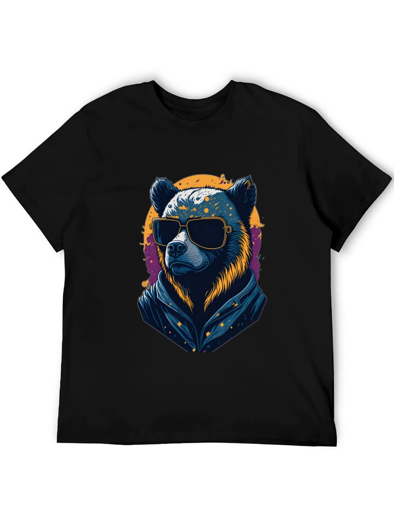 Cool Bear Graphic Tee - Mens Black T-Shirt