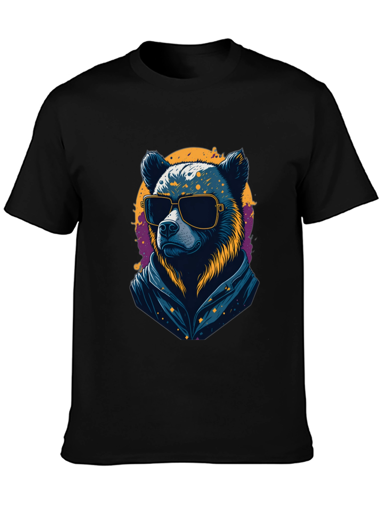 Cool Bear Graphic Tee - Mens Black T-Shirt