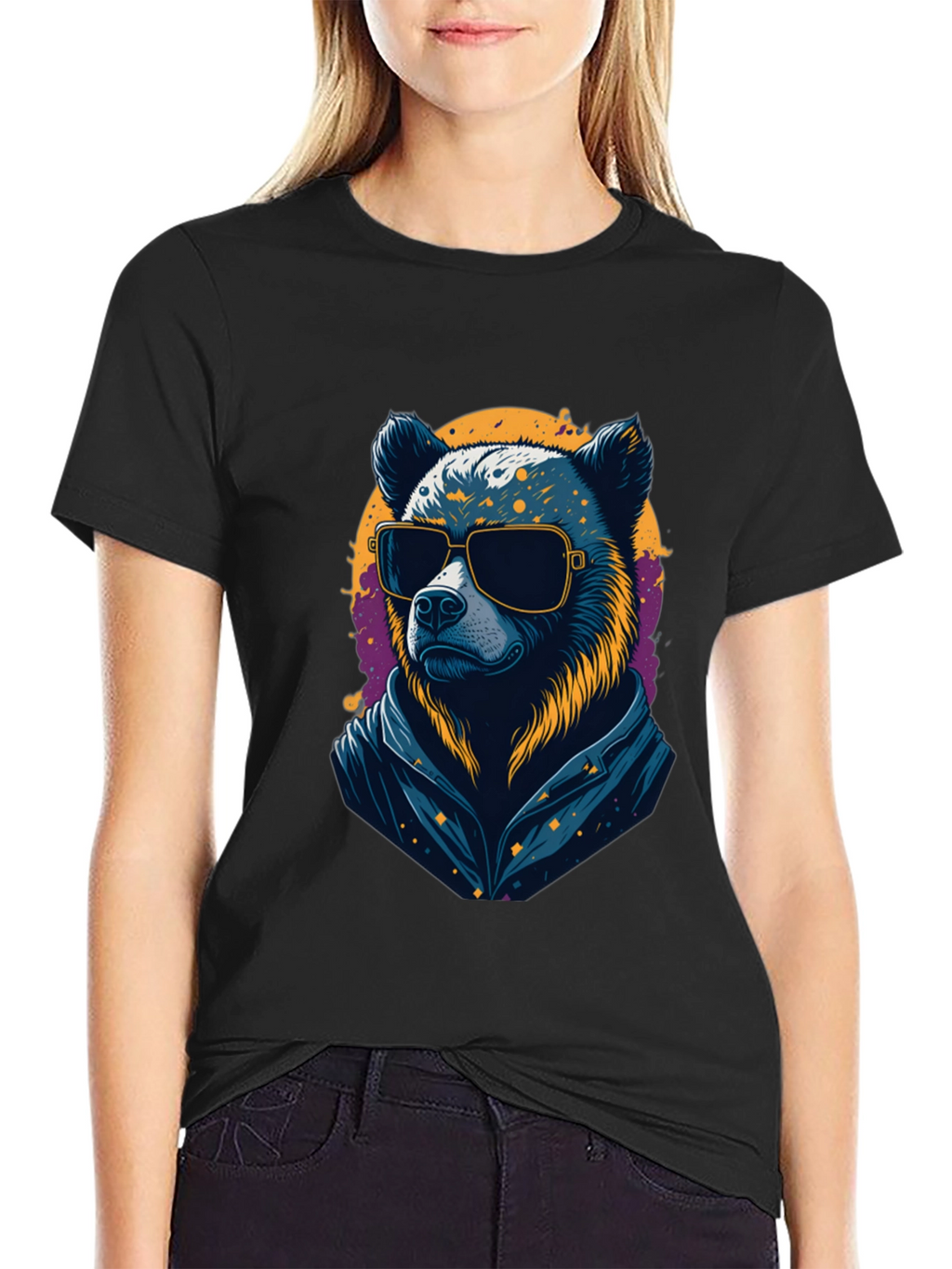 Cool Bear Graphic Tee - Mens Black T-Shirt