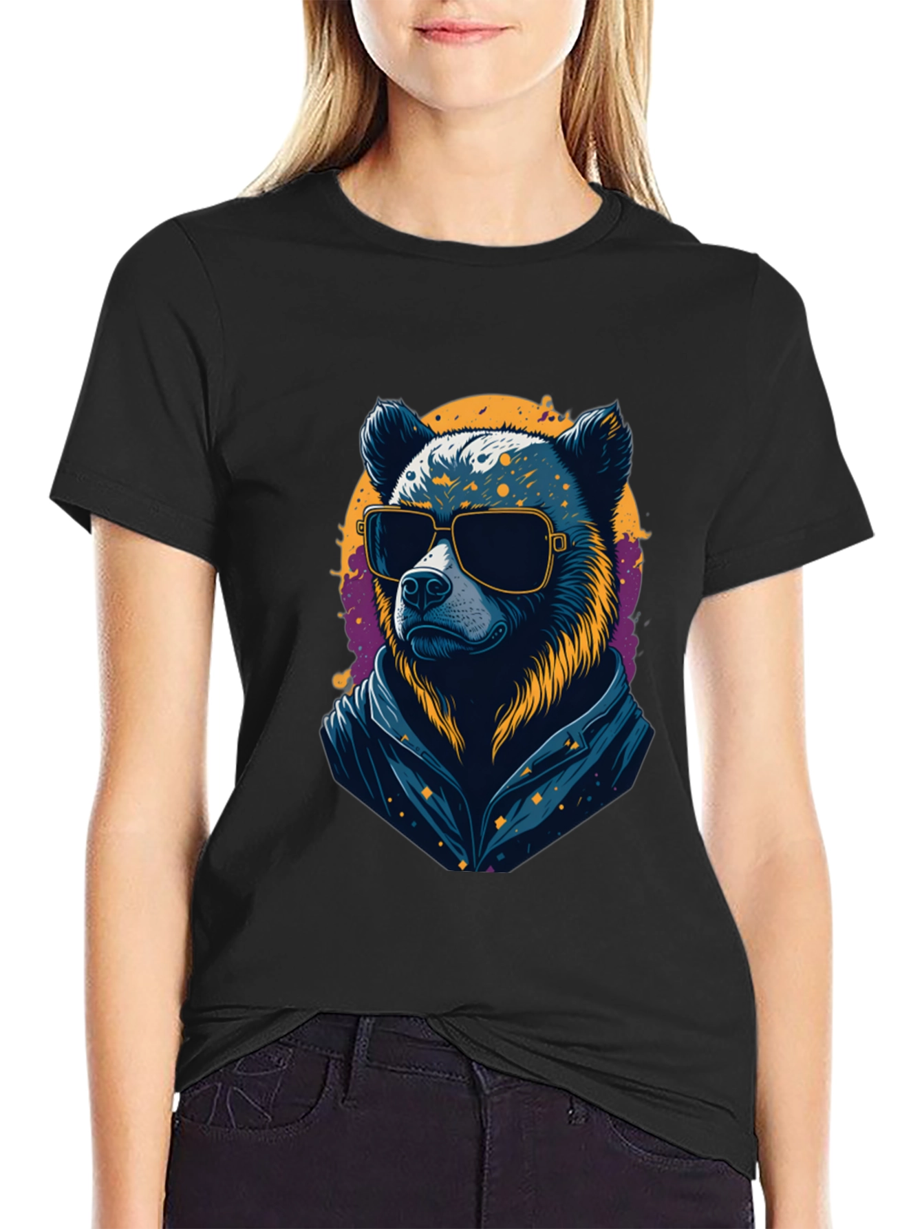 Cool Bear Graphic Tee - Mens Black T-Shirt